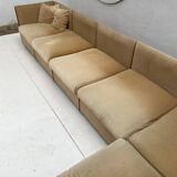 Large "Landeau" Modular Sofa by Mario Bellini for Cassina, 1970's