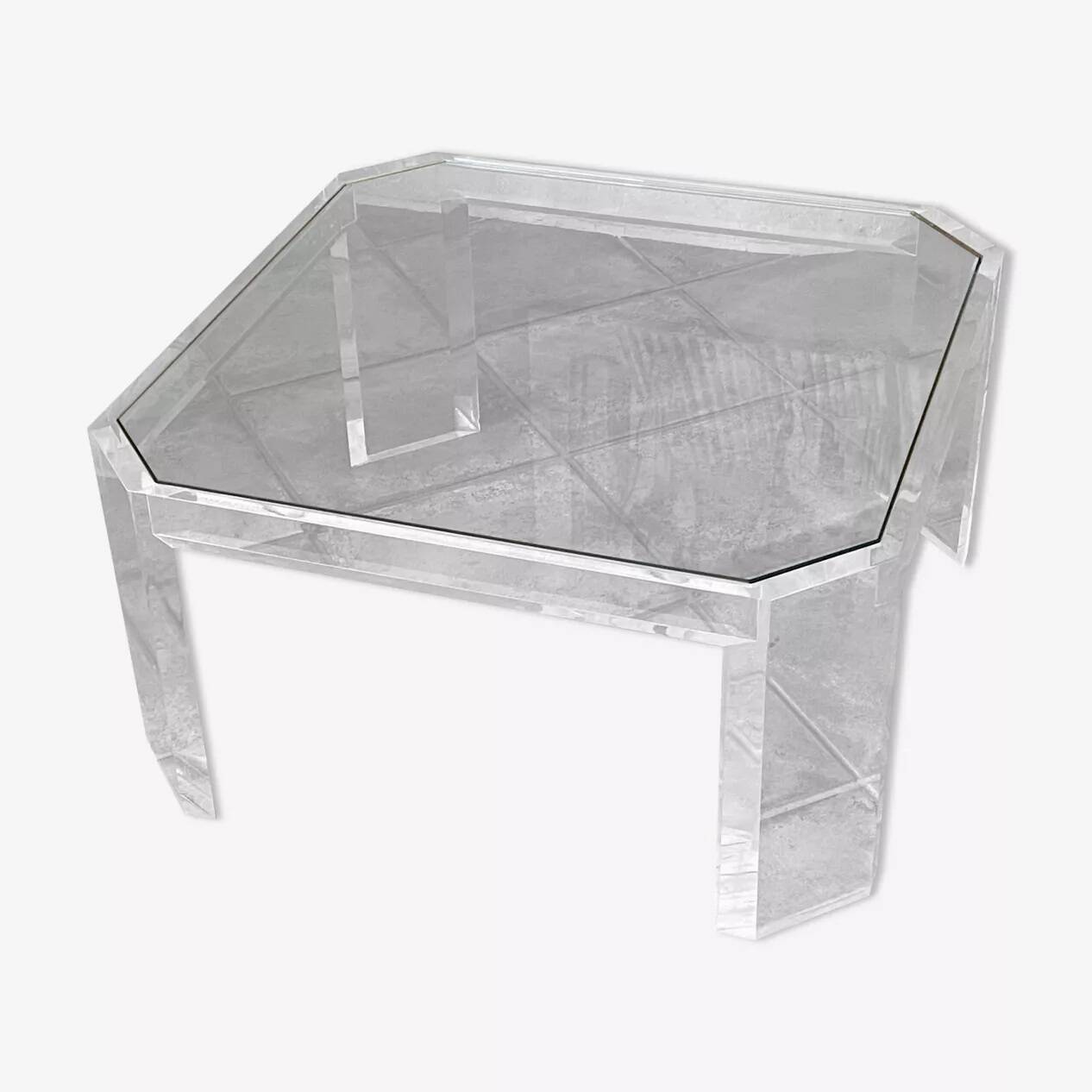 Athena coffee table by david lange. 1970. 70x70.