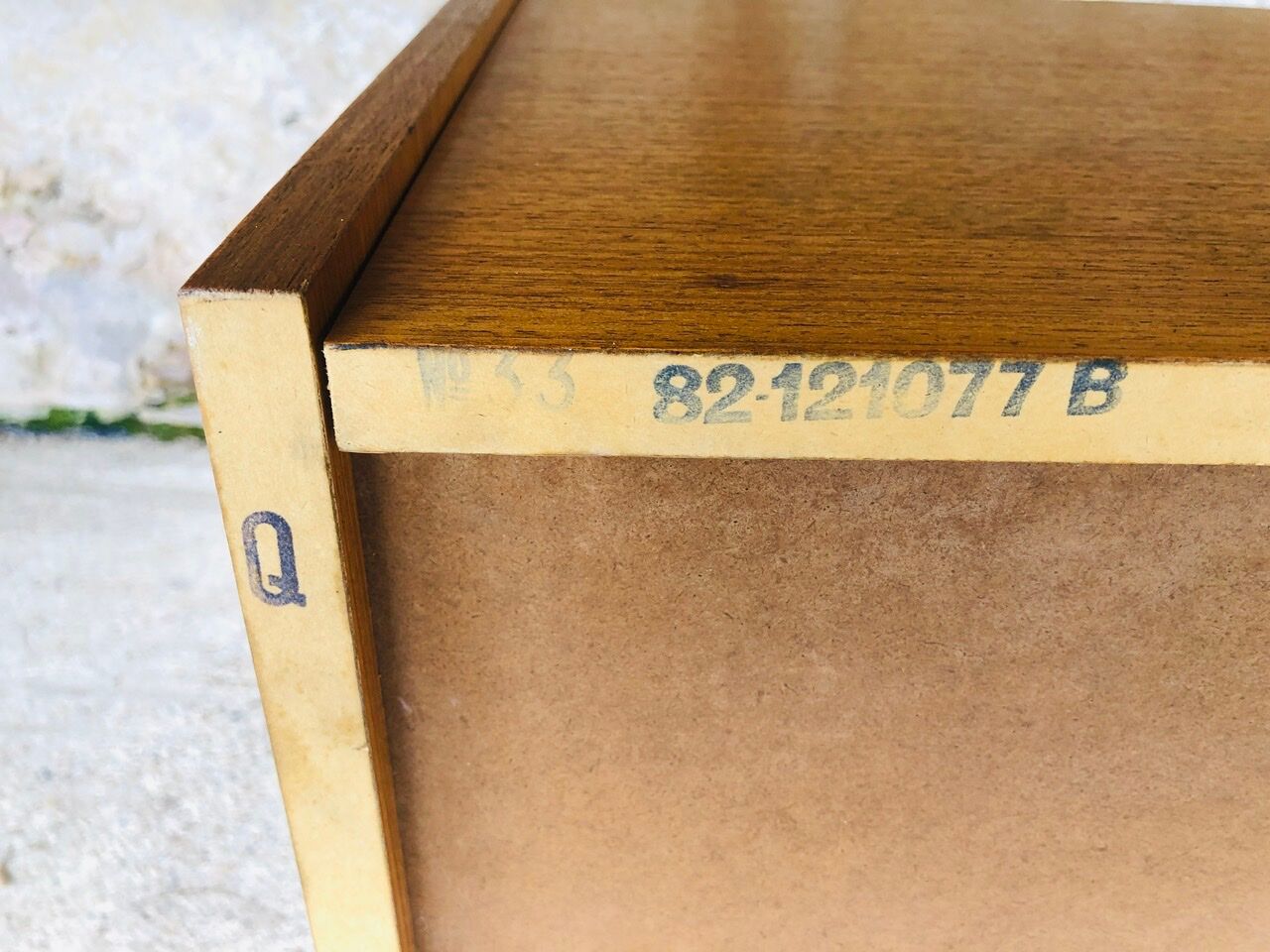 Vintage 4-drawer dresser by Capelle 70s