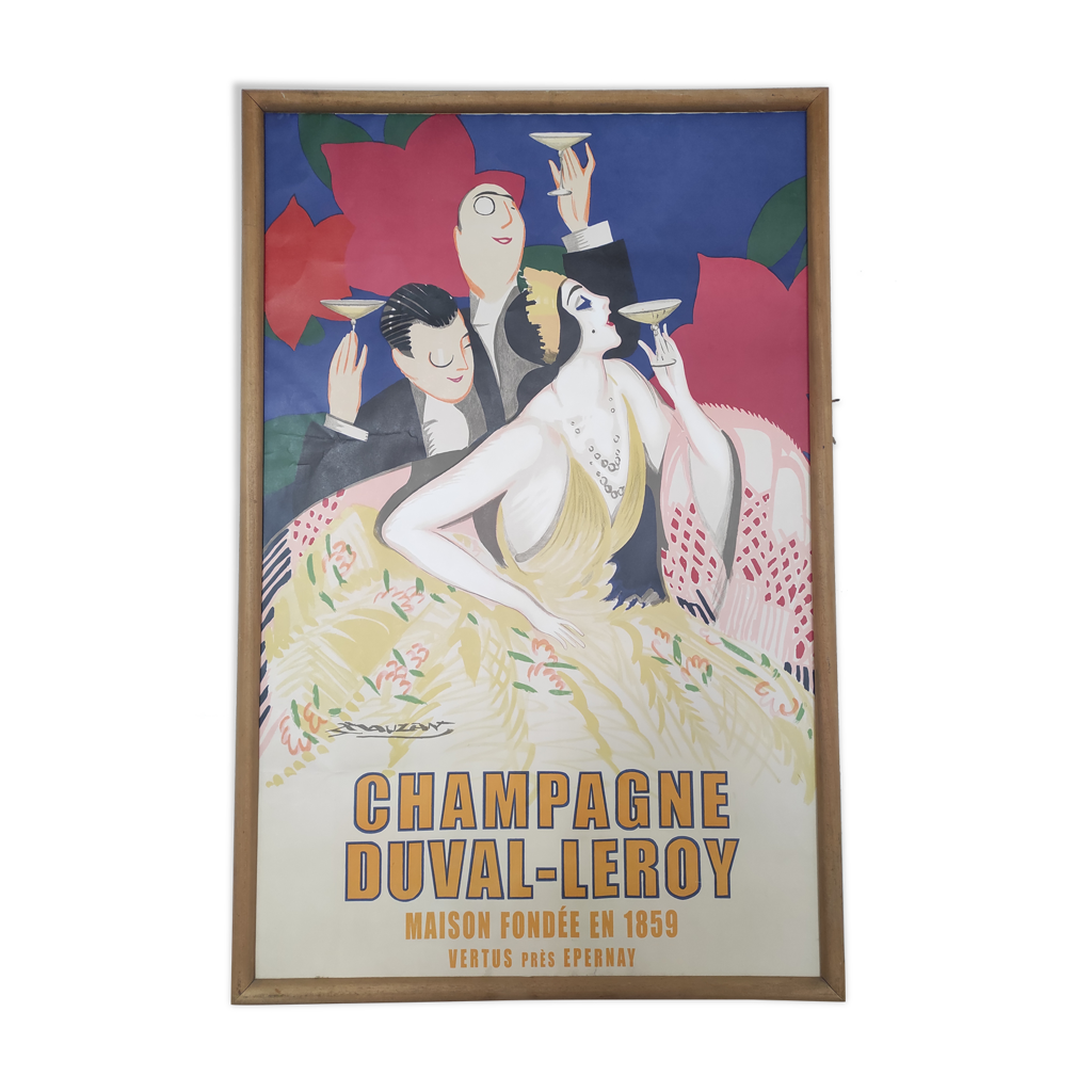Original poster of Mauzan Champagne Duval-Leroy | Selency