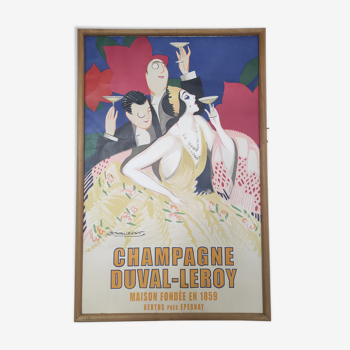 Original poster of Mauzan Champagne Duval-Leroy