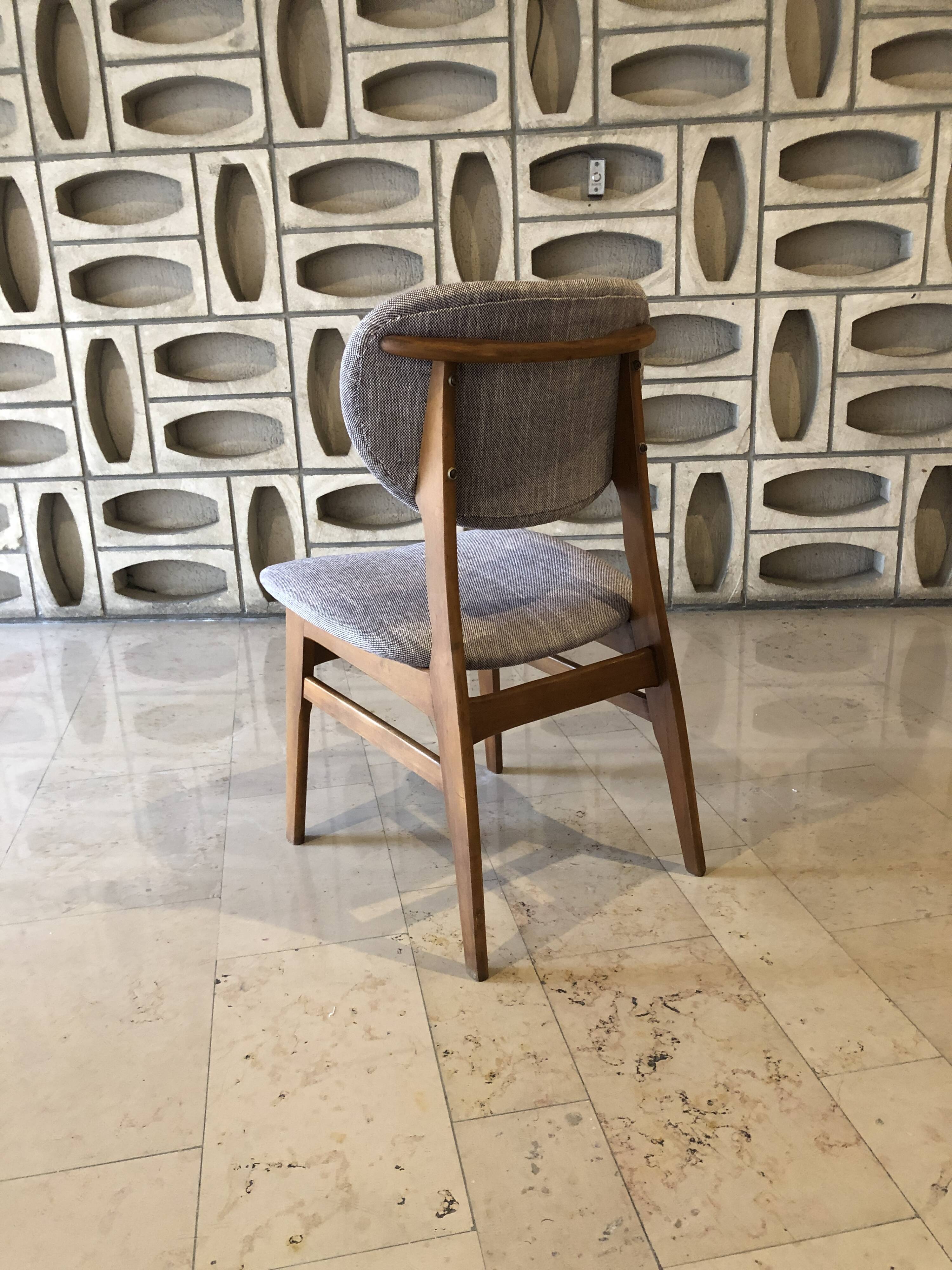 Paire de chaises de Louis Van Teefelen