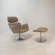 Fauteuil tulipe et pouf par Pierre Paulin pour Artifort, années 1980