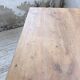 Farm table with tapered legs, cherry wood, 150 cm