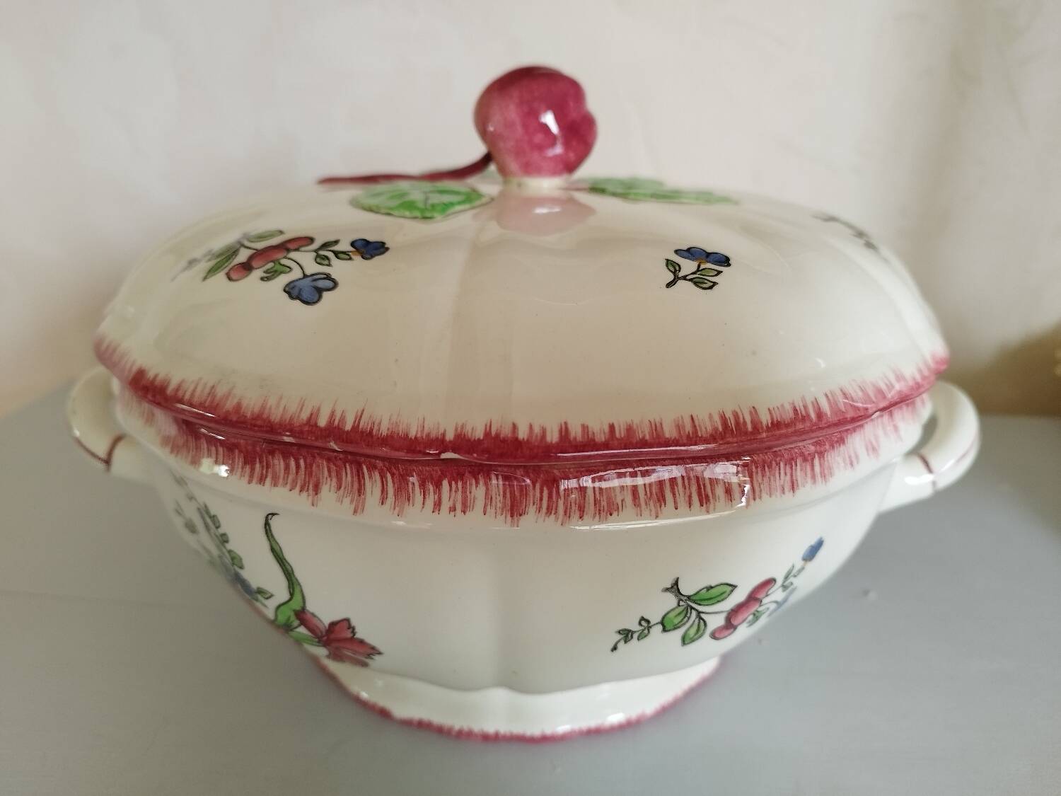 Gien earthenware soup tureen