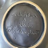 Plat en faïence de Paul Chambost