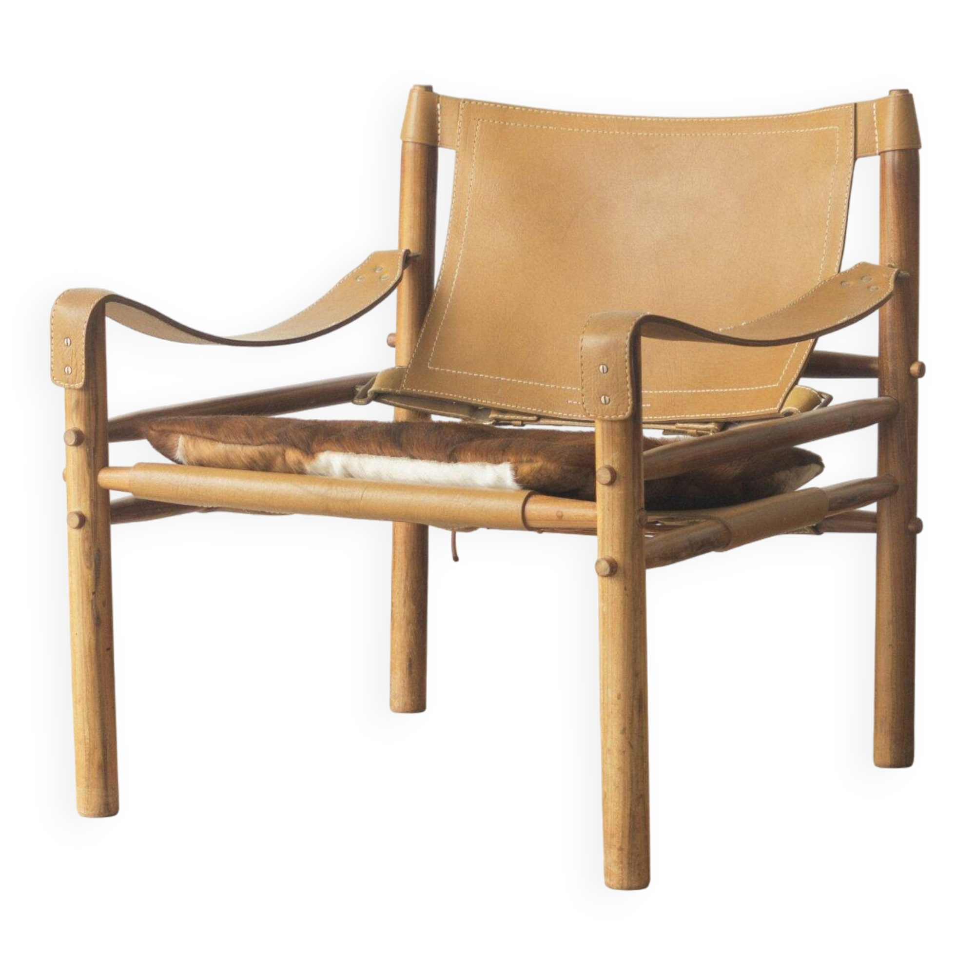 Fauteuil Sirocco en palissandre d'Arne Norell