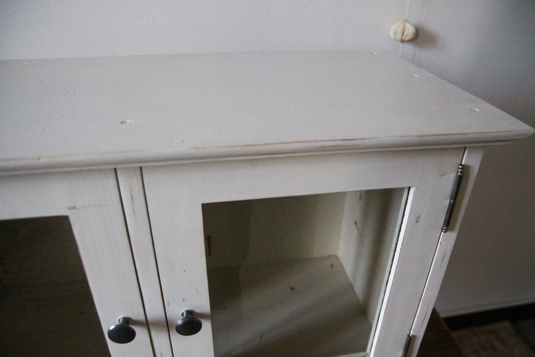 Small patinated window