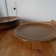 Lot de 6 assiettes "fait main" en faïence de Niderviller