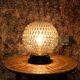 Table lamp, old vintage globe