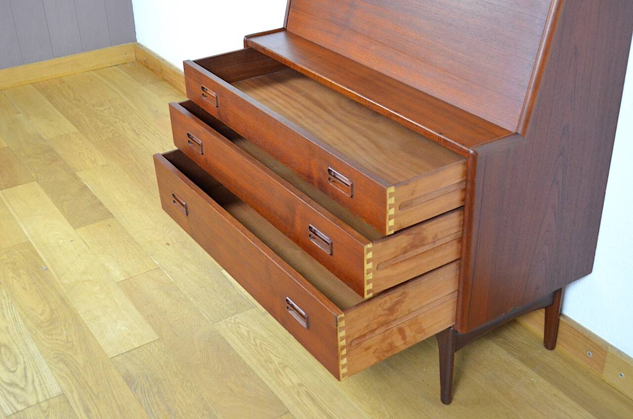 Danish Teak Secretary By Arne Hovmand-Olsen Mogens Kold Edition 1960
