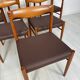 1960s Set of 6 vintage Danish Teak Dining Chairs by H.W. Klein for Bramin