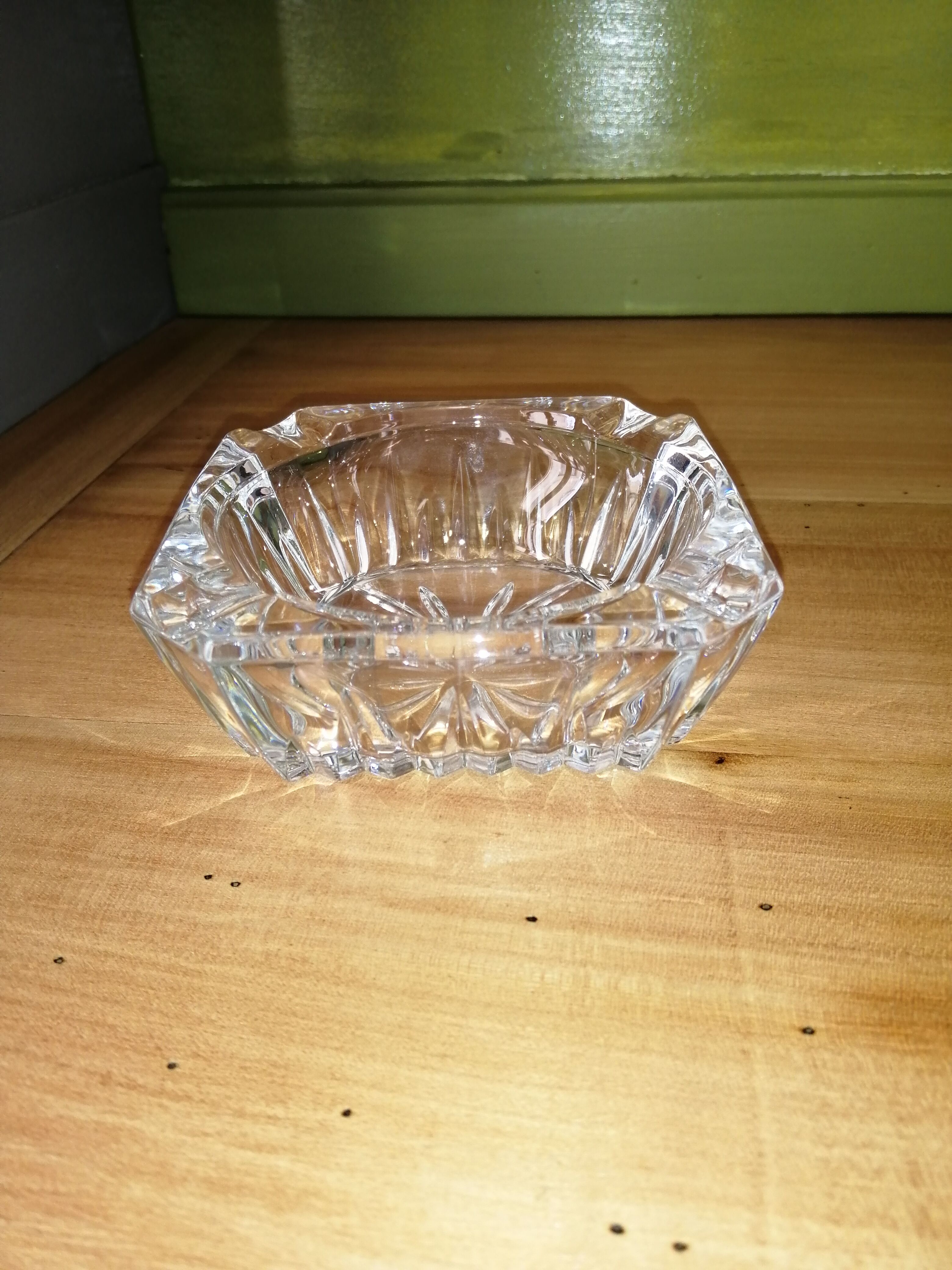 Crystal ashtray