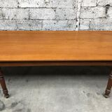 Former large oak farm table early 20th vintage