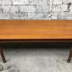 Former large oak farm table early 20th vintage