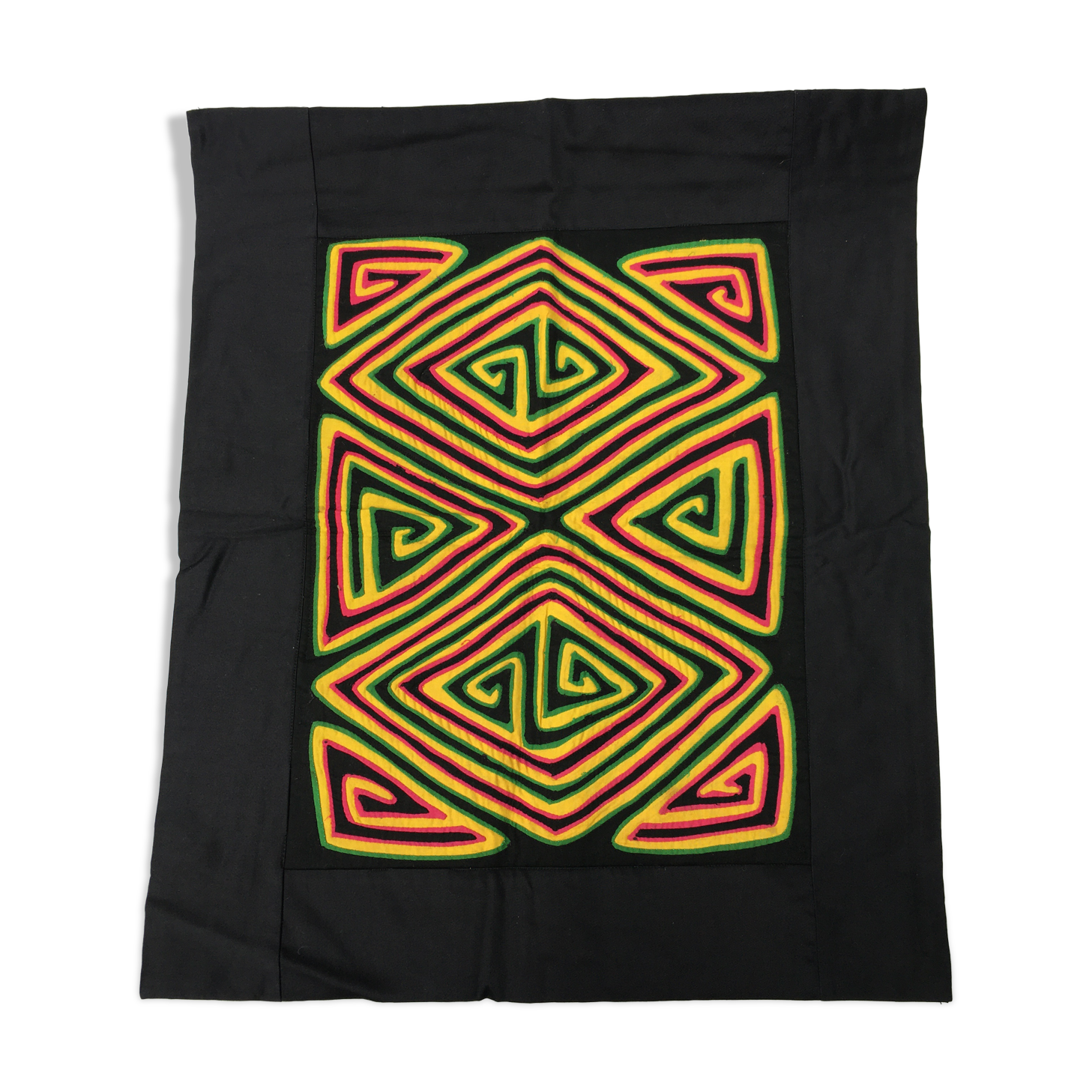 Textile table mola from Panama