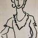 Affiche Matisse Galerie Berggruen  Paris 1983