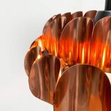 Copper pendant lamp Swiss type 810 modern mid-century by Hans Zender for Temde
