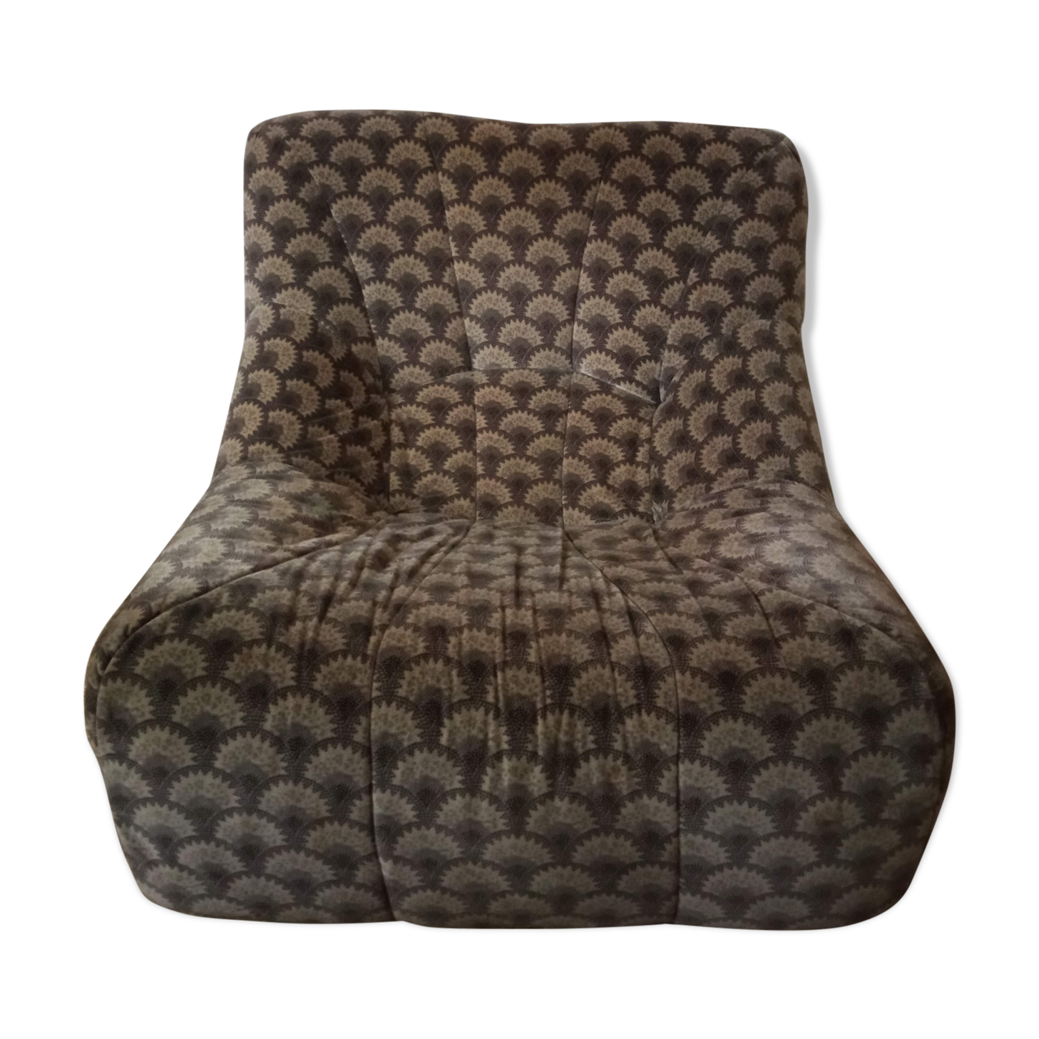 Steiner armchair 70s in bultex foam