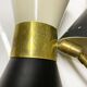 Italian articulated double wall light from the 50s