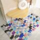 Tapis Boucharouite coloré réversible