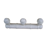 Coat hanger 3 white wooden pads