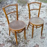 Pair of Bistrot Chairs 1900