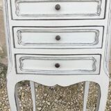 Louis XV style bedside table in cherry wood
