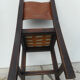 Série de 4 chaises bois et cuir