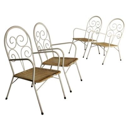 Four garden chairs from the 1960s