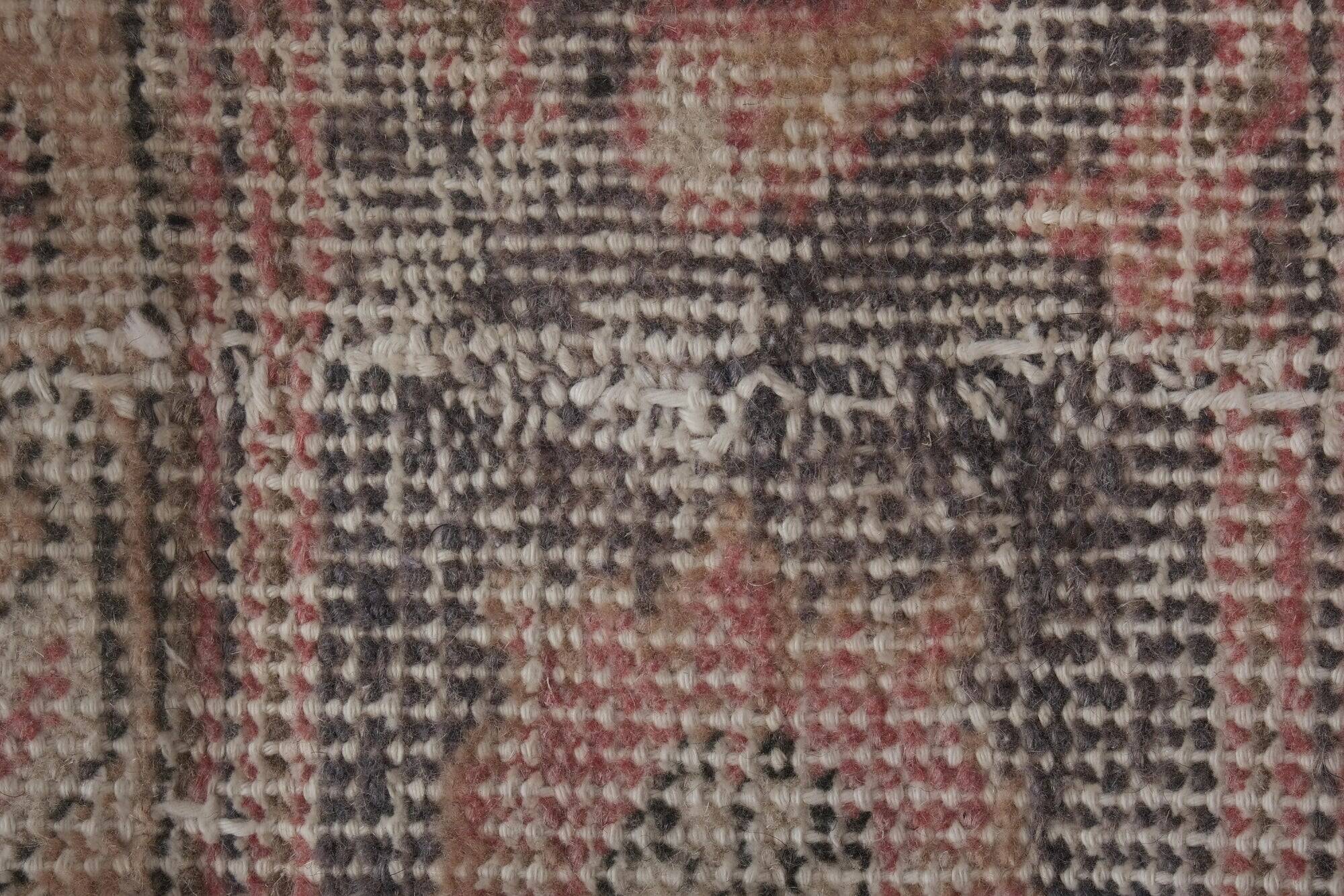 Vintage Turkish hallway rug 80x393 cm
