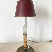 Metal hot water bottle lamp with one fire