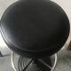 Black cast iron bar stool