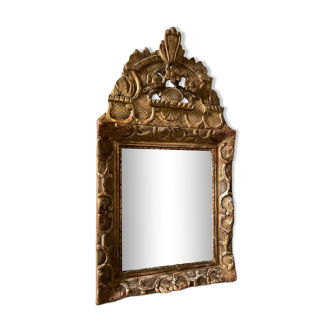 Pedimented mirror regency period
