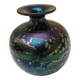 Murano glass ball vase signed Melina