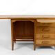 Art Deco oak desk, France, Circa 1940