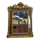 Miroir Napoléon III doré à parecloses, 122x92 cm