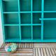 Homemade locker shelves