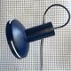 Vintage blue metal desk lamp