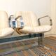 Suspended bench 3 armchairs