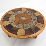 Danish coffee table by Tue Poulsen for Haslev Mobelsnedkeri