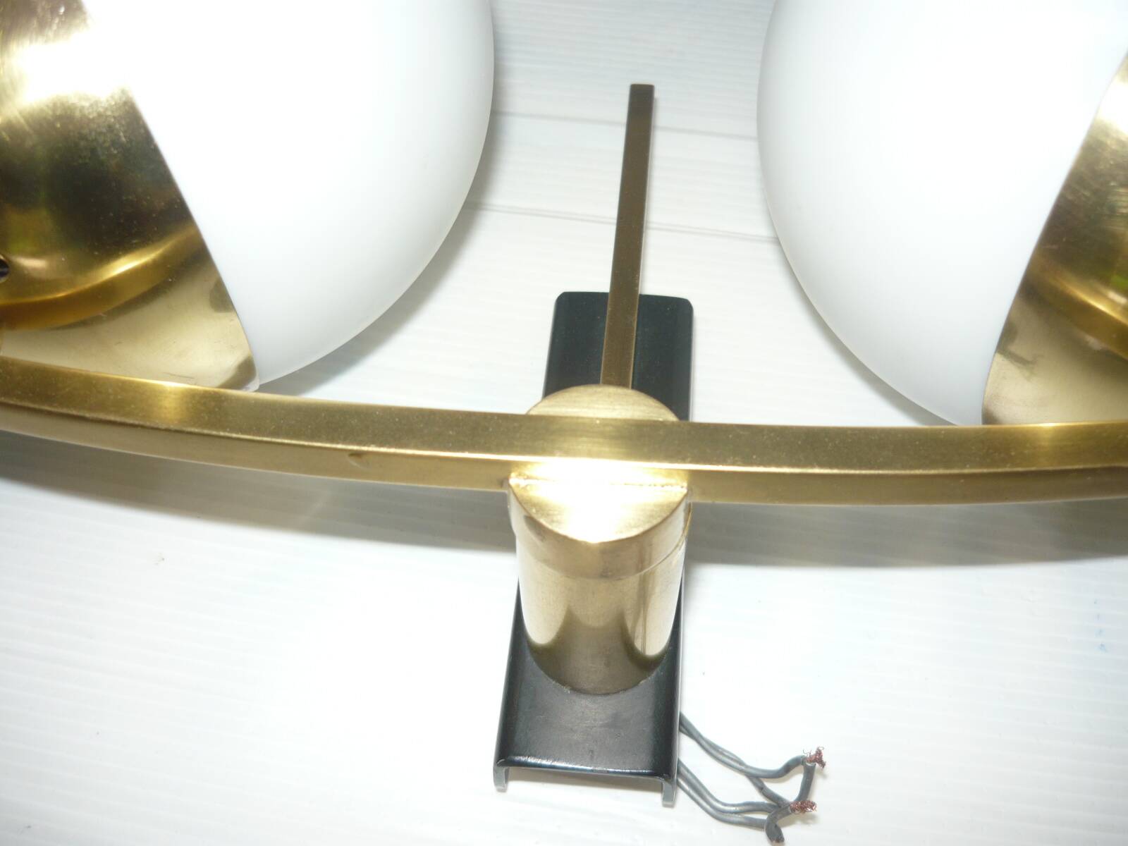 Rare pair of vintage wall lights for Arlus