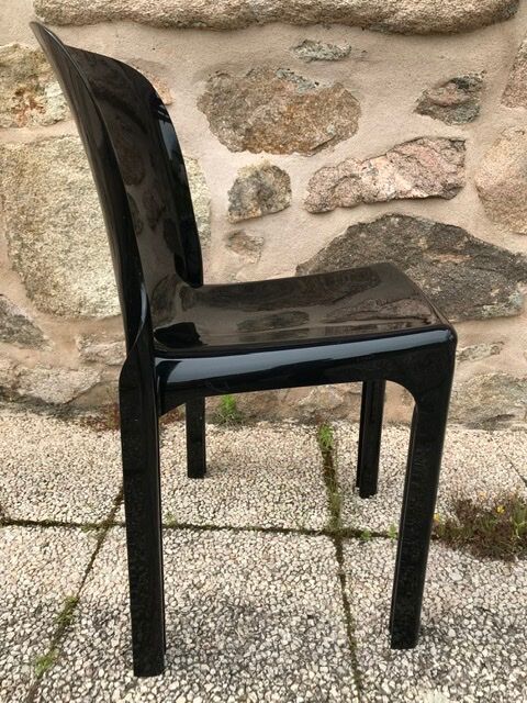 Vico Magistretti Black Selene Chair