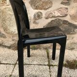 Vico Magistretti Black Selene Chair