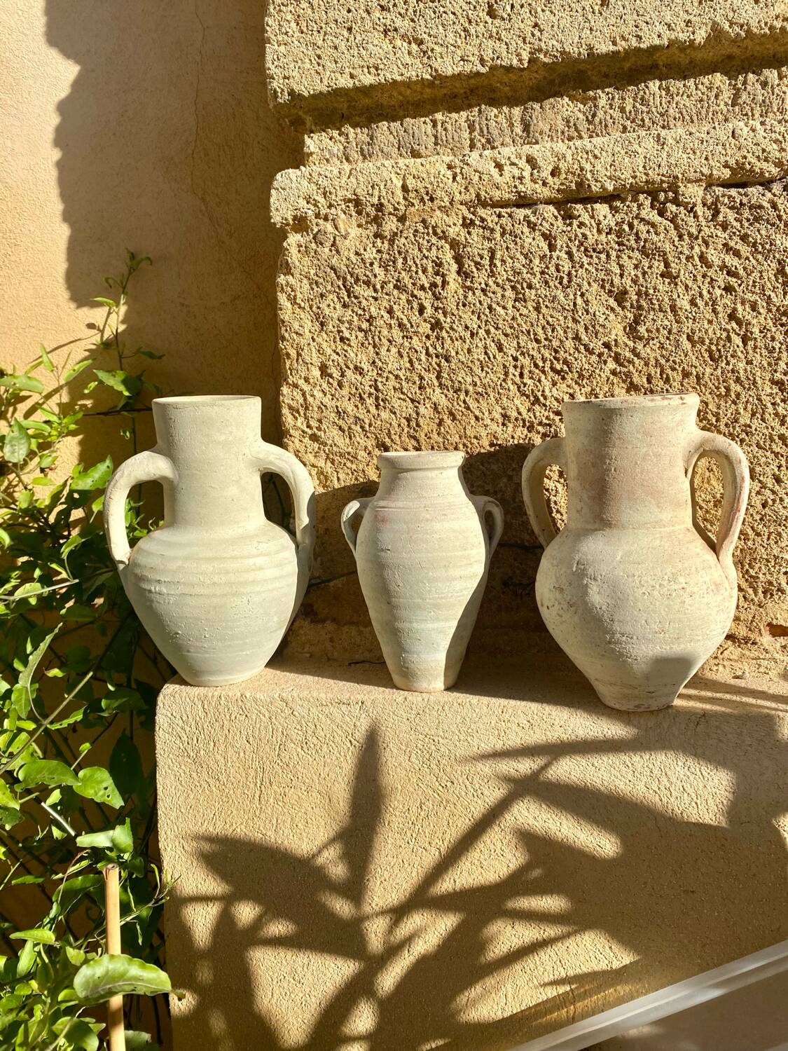 Vintage ceramic amphorae