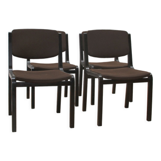 Suite de 4 chaises vintages