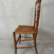 2x vintage original Chiavari chairs – wood