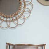 Wooden and bamboo tray