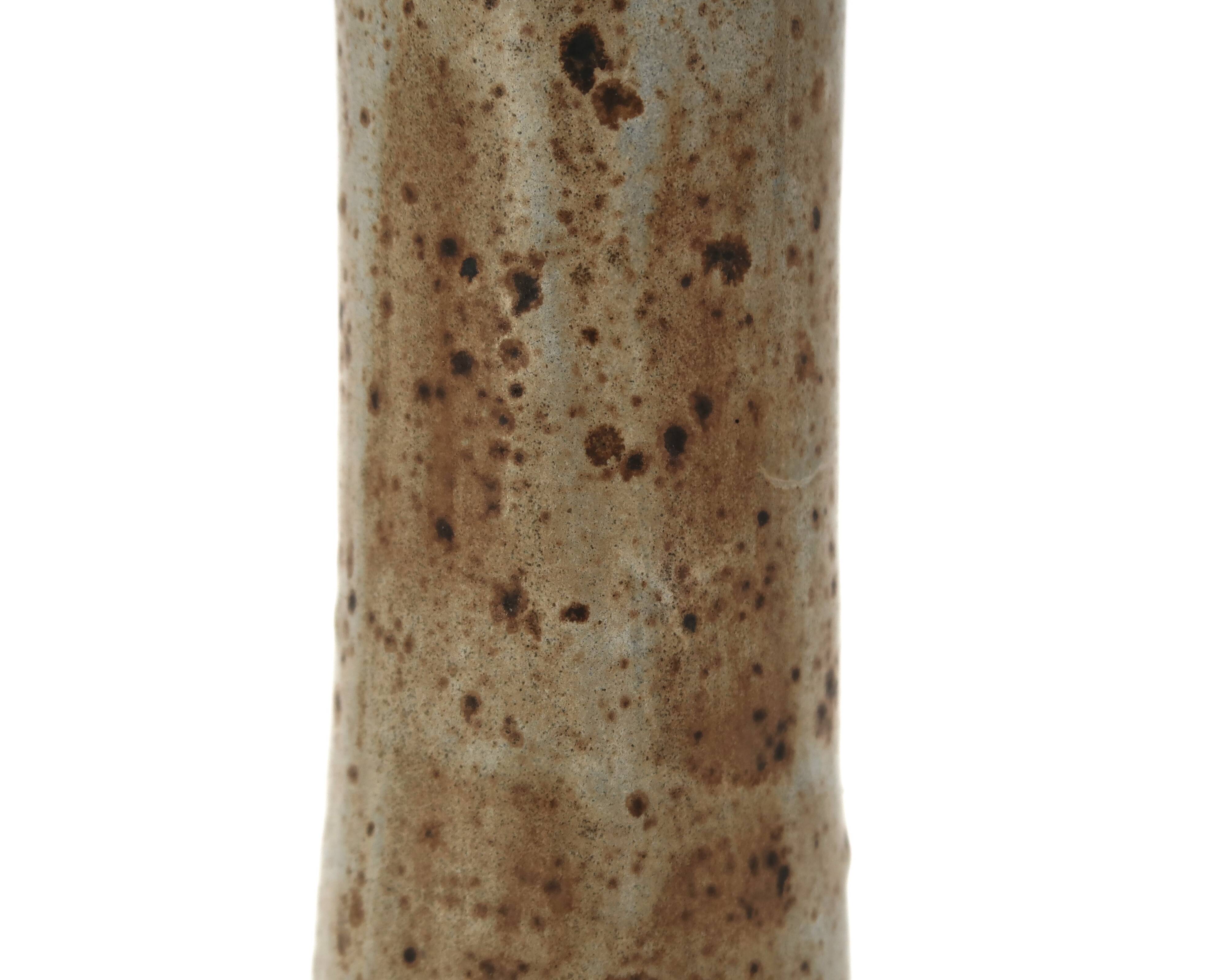 Large ceramic bottle vase by Jacky Coville, 1970s