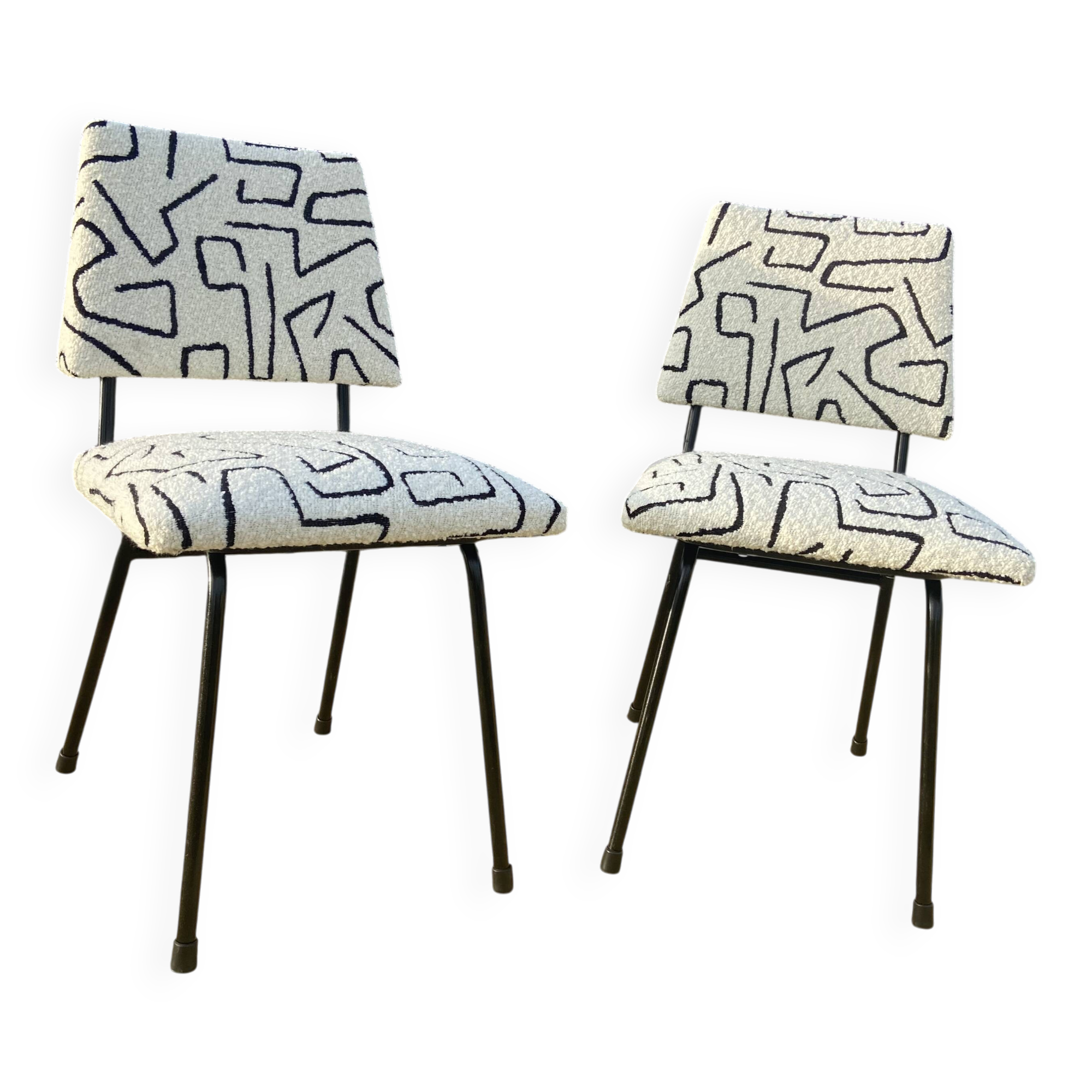 Paire de chaises des années 50